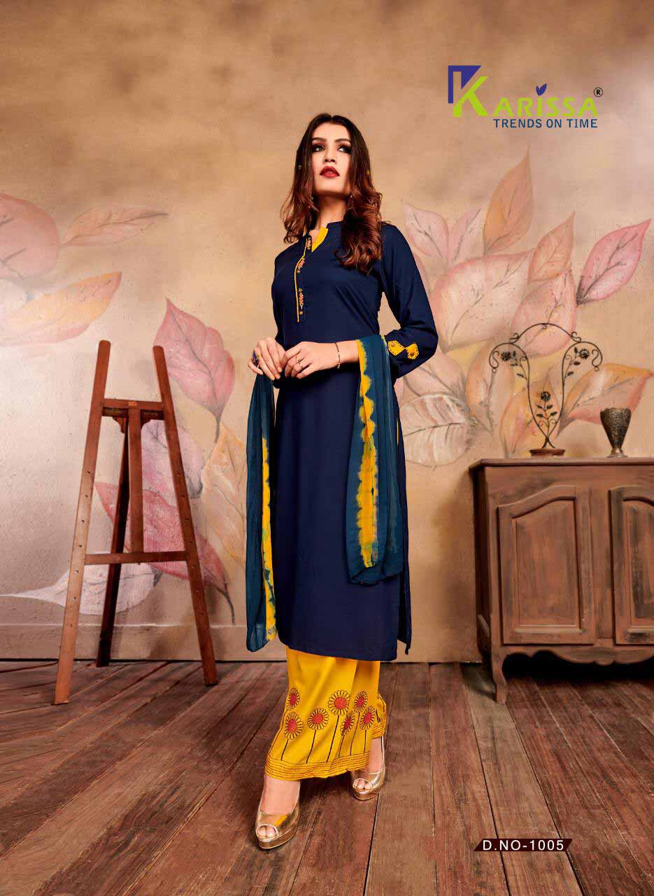 Chunariya Karissa Thread Work Palazzo Kurti Chunariya Karissa Thread Work Palazzo Kurti