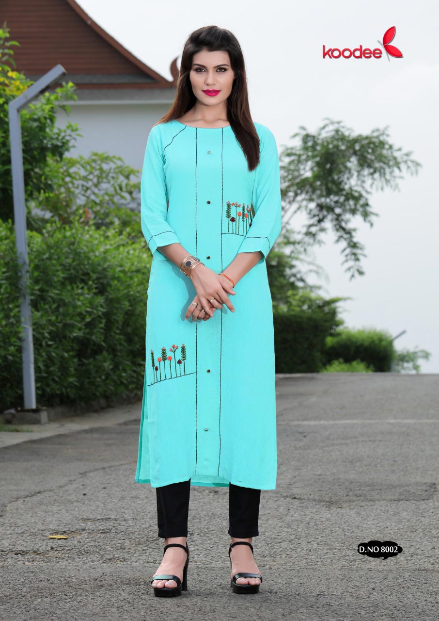 Classlook Koodee Rayon Linen Katha Work Kurti Traders Classlook Koodee Rayon Linen Katha Work Kurti Traders