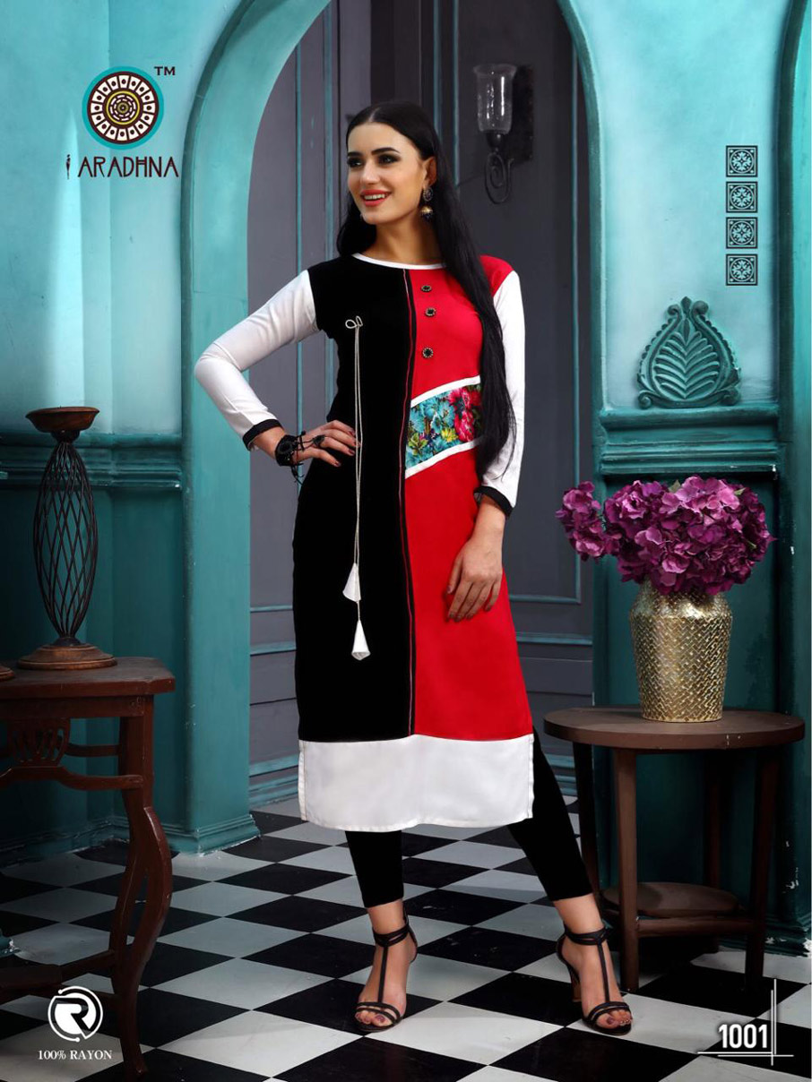 Cloud Aradhna Present Heavy Rayon Straight Kurti Cloud Aradhna Present Heavy Rayon Straight Kurti