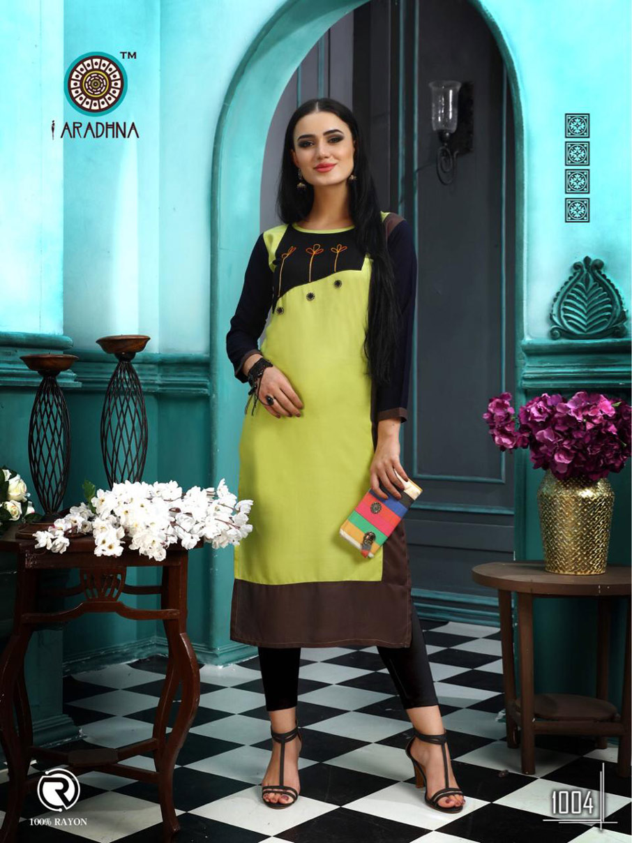Cloud Aradhna Present Heavy Rayon Straight Kurti Cloud Aradhna Present Heavy Rayon Straight Kurti