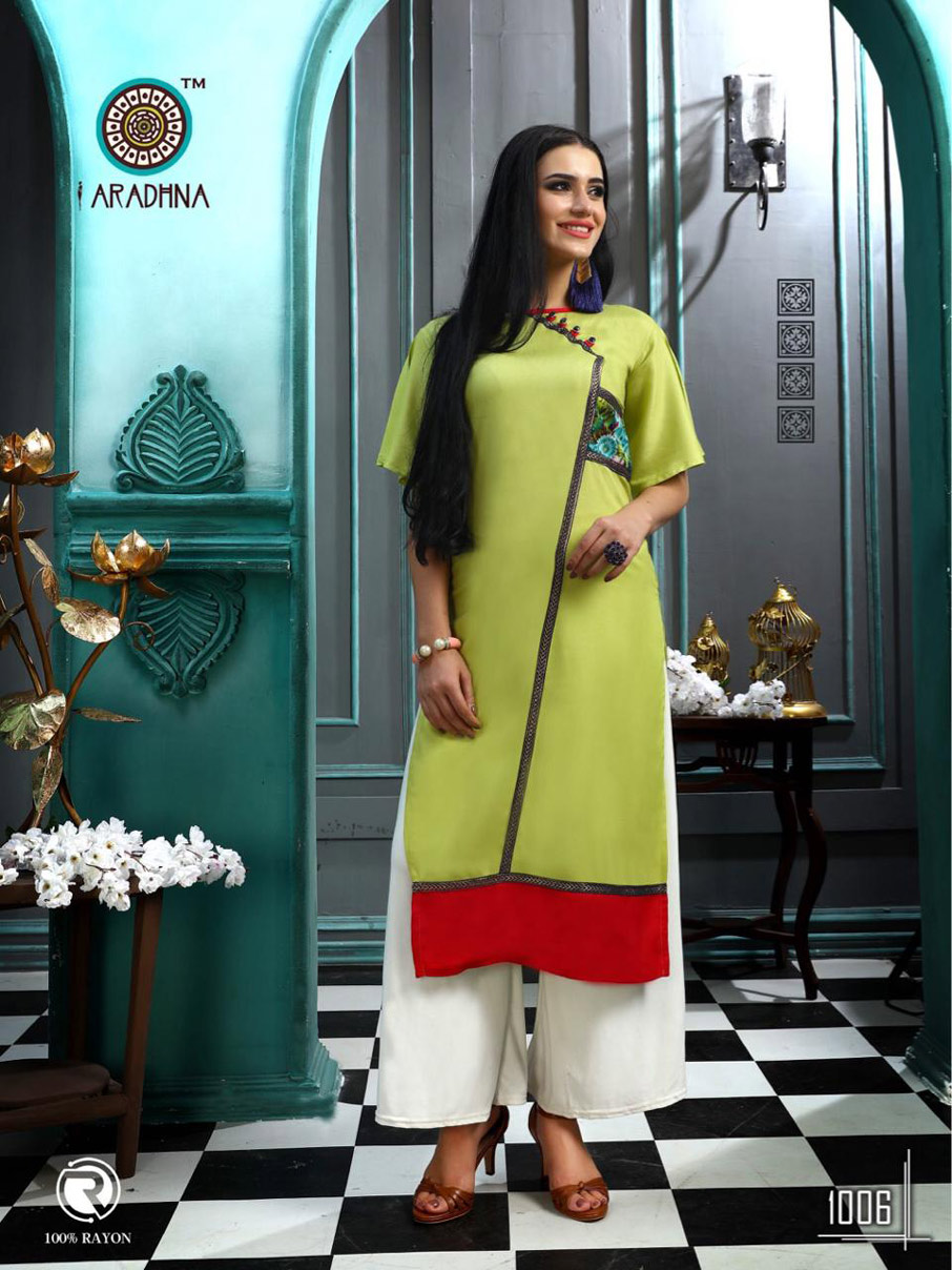 Cloud Aradhna Present Heavy Rayon Straight Kurti Cloud Aradhna Present Heavy Rayon Straight Kurti