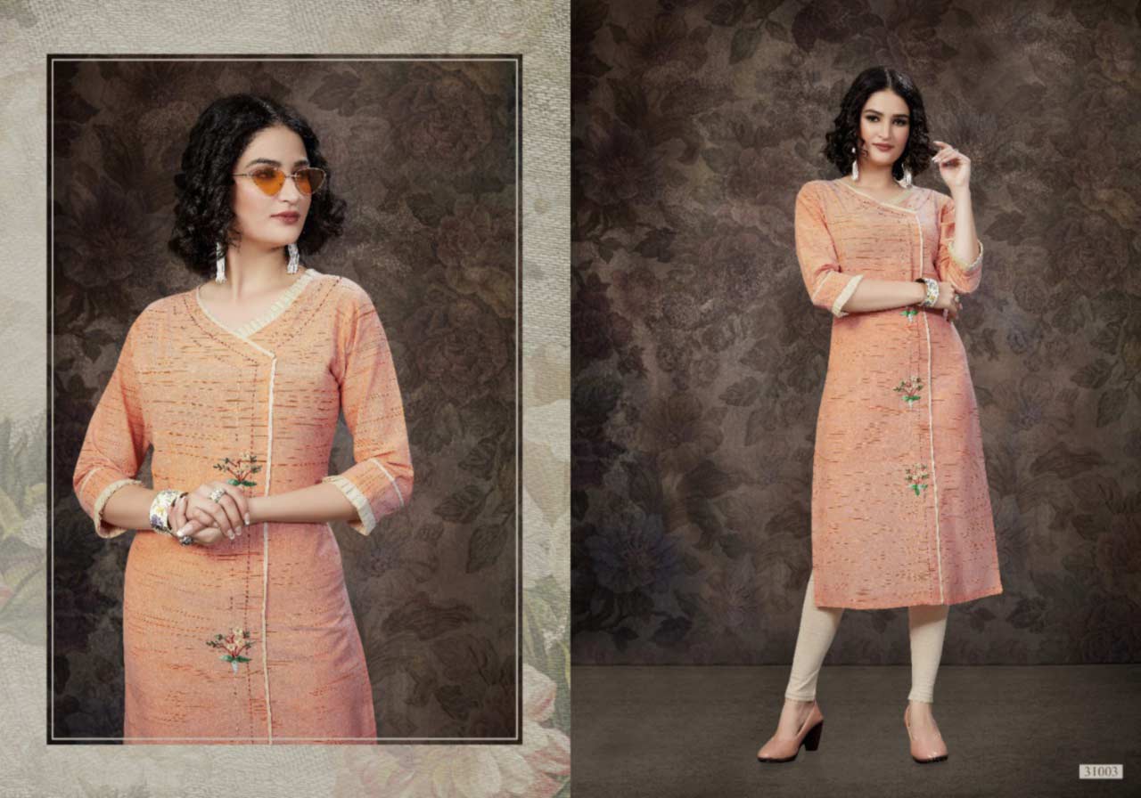 Coral Handloom Cotton Wholesale Kurti Set Coral Handloom Cotton Wholesale Kurti Set