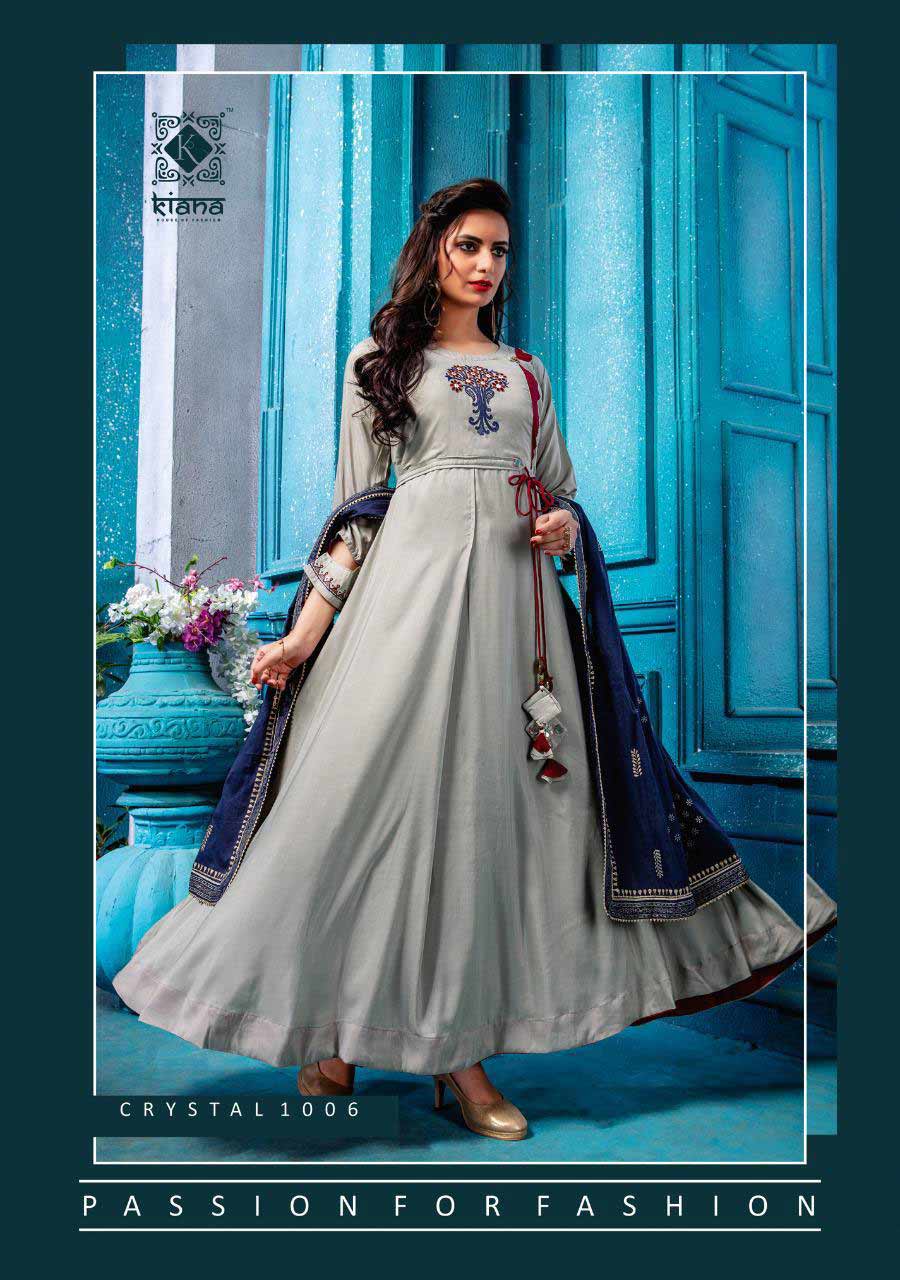 Crystal Rayon Cotton Peeta Work Kurti Set Crystal Rayon Cotton Peeta Work Kurti Set