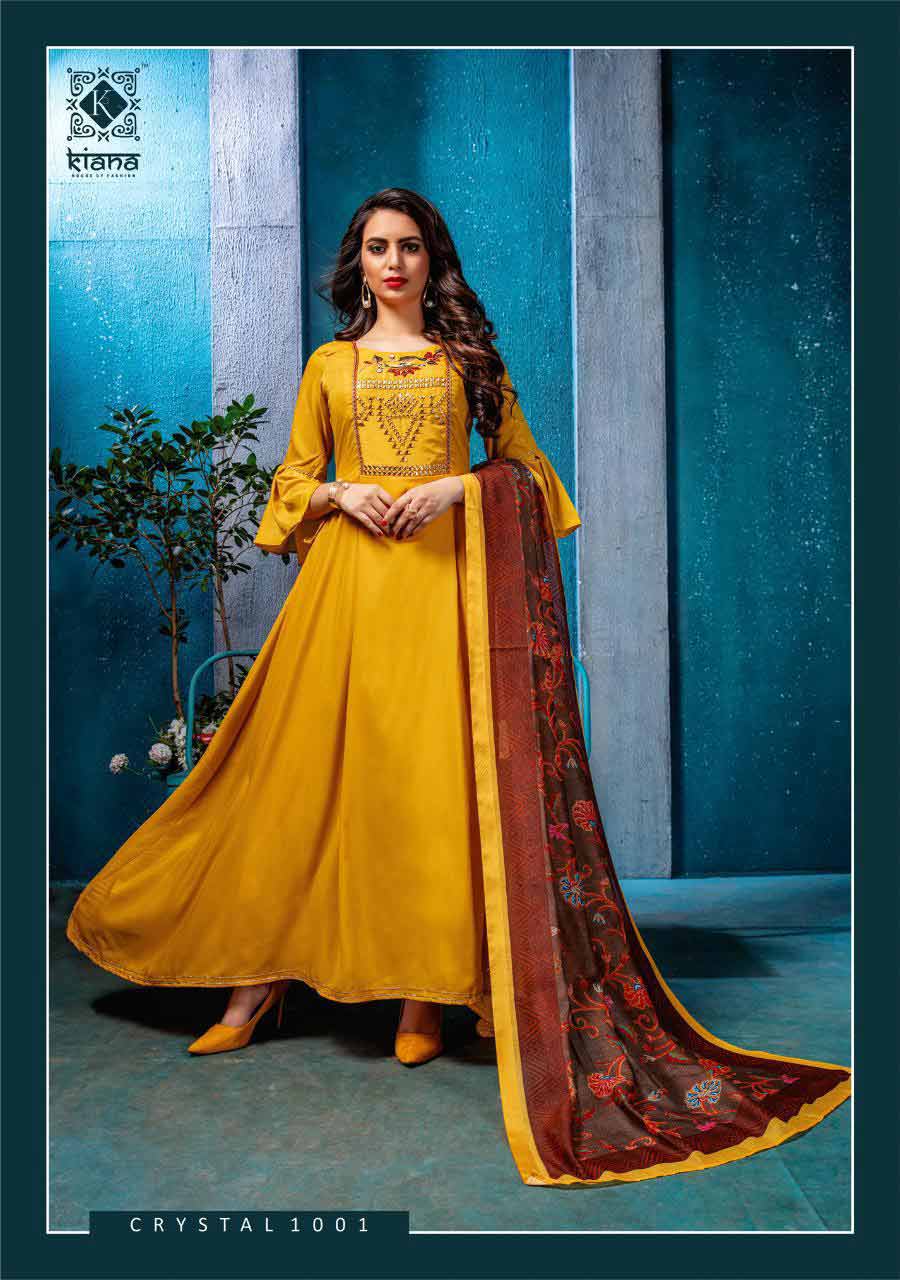 Crystal Rayon Cotton Peeta Work Kurti Set Crystal Rayon Cotton Peeta Work Kurti Set