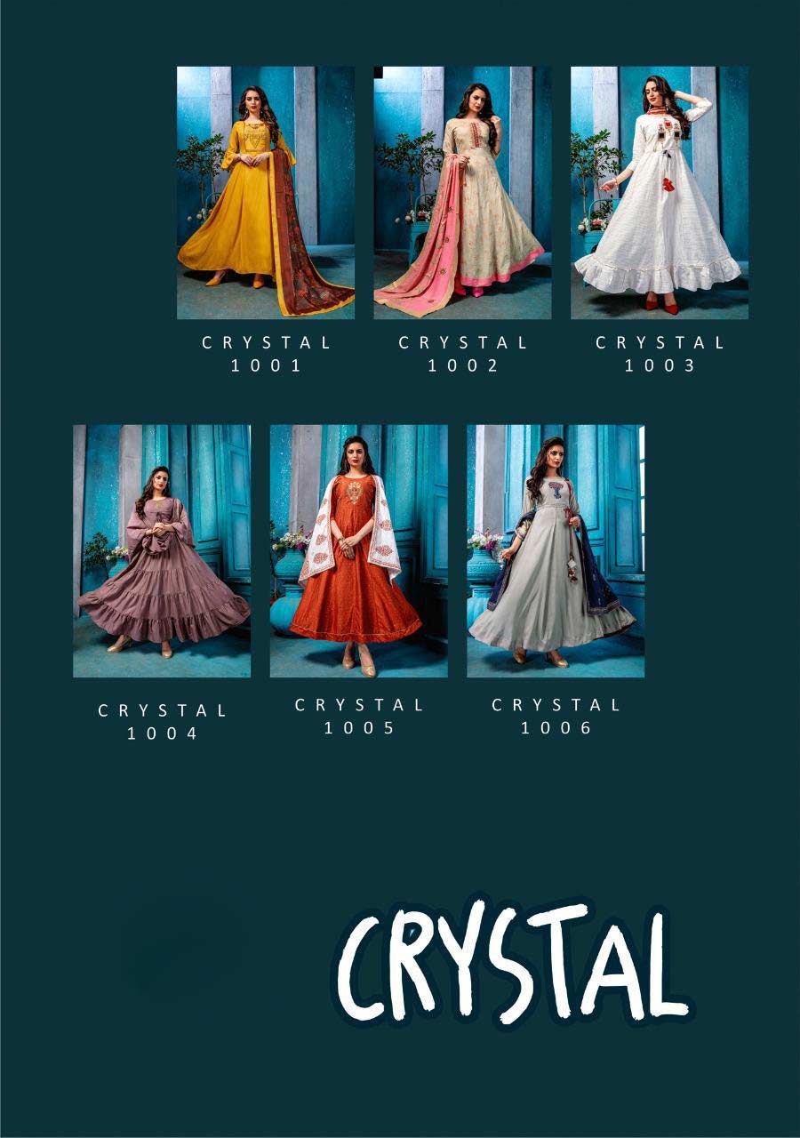 Crystal Rayon Cotton Peeta Work Kurti Set Crystal Rayon Cotton Peeta Work Kurti Set