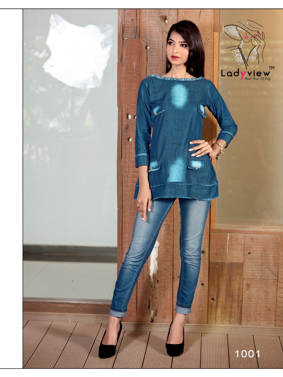 D-Topsy Ladyview Launched Denim Cotton Tops D-Topsy Ladyview Launched Denim Cotton Tops