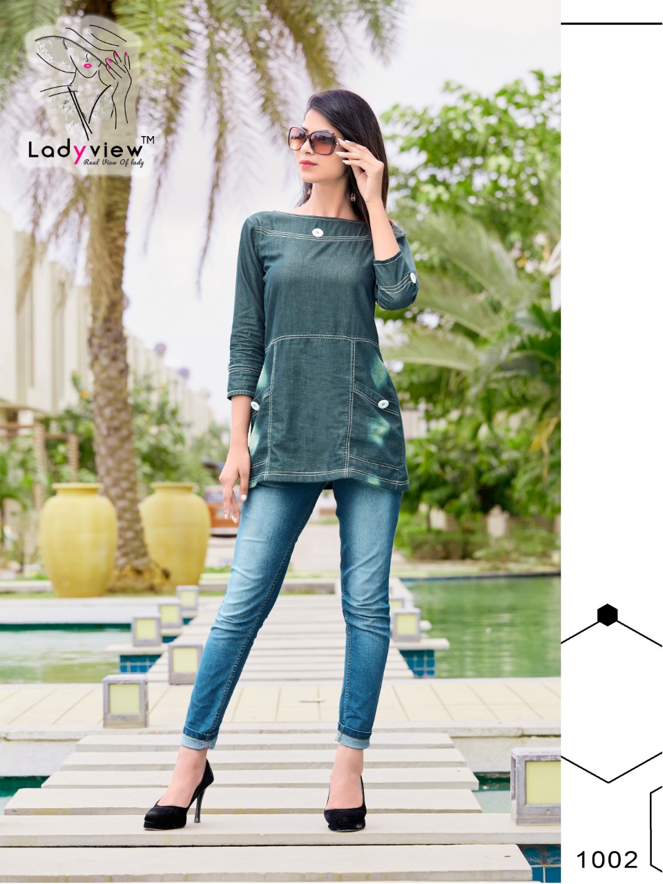 D-Topsy Ladyview Launched Denim Cotton Tops D-Topsy Ladyview Launched Denim Cotton Tops