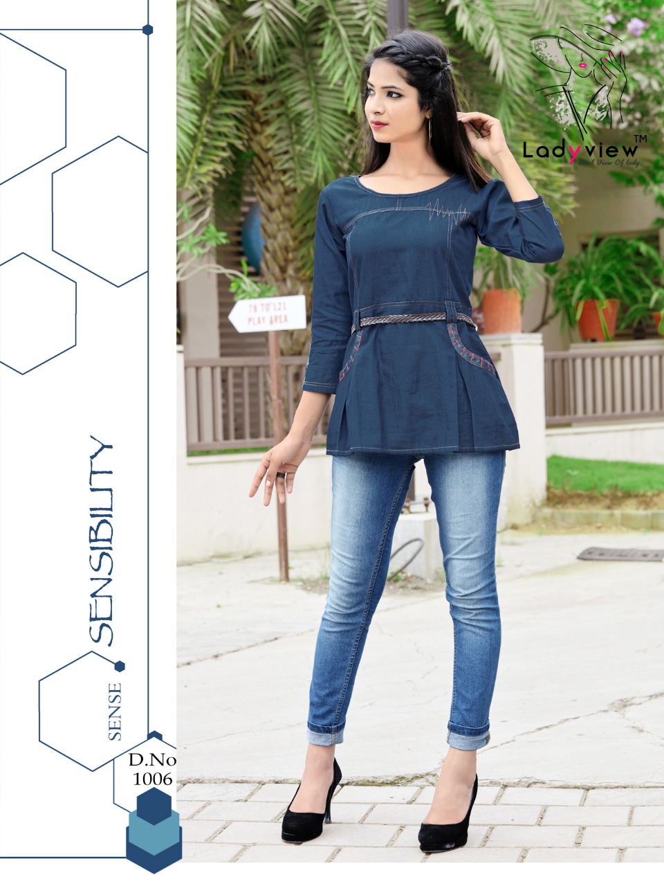 D-Topsy Ladyview Launched Denim Cotton Tops D-Topsy Ladyview Launched Denim Cotton Tops