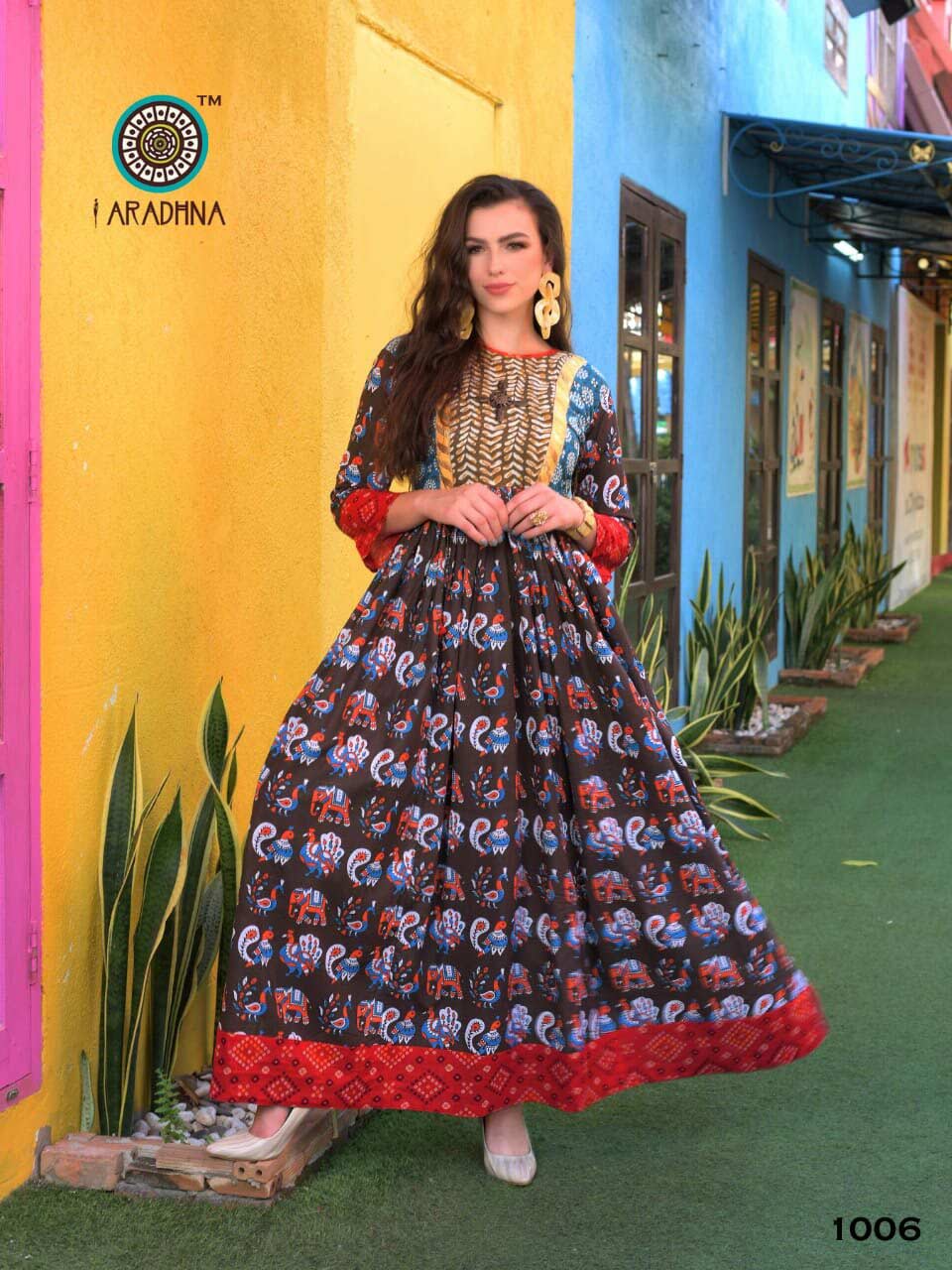 Delight Aradhna Cotton Rayon Flair Kurti Collection Delight Aradhna Cotton Rayon Flair Kurti Collection