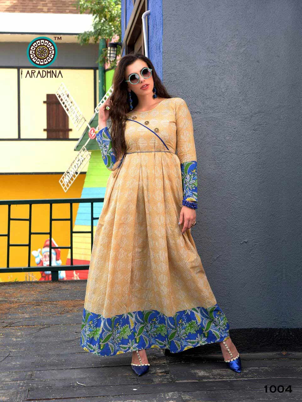 Delight Aradhna Cotton Rayon Flair Kurti Collection Delight Aradhna Cotton Rayon Flair Kurti Collection
