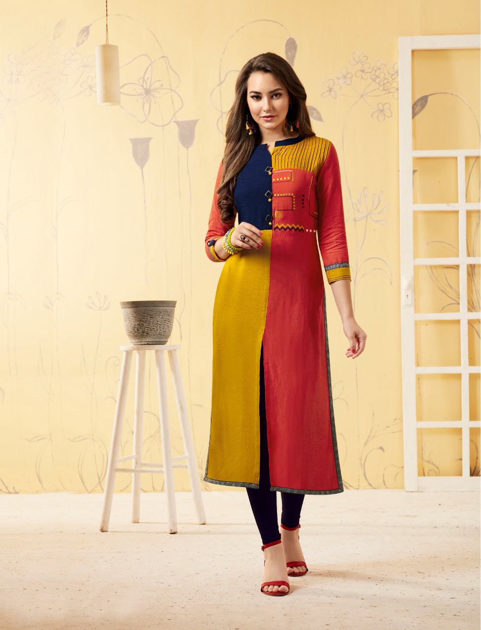 Rangoon Elaichi Casual Wear Straight Rayon Kurtis Collection Rangoon Elaichi Casual Wear Straight Rayon Kurtis Collection