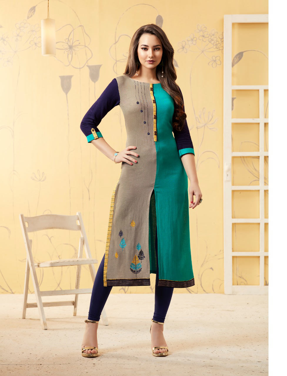 Rangoon Elaichi Casual Wear Straight Rayon Kurtis Collection Rangoon Elaichi Casual Wear Straight Rayon Kurtis Collection