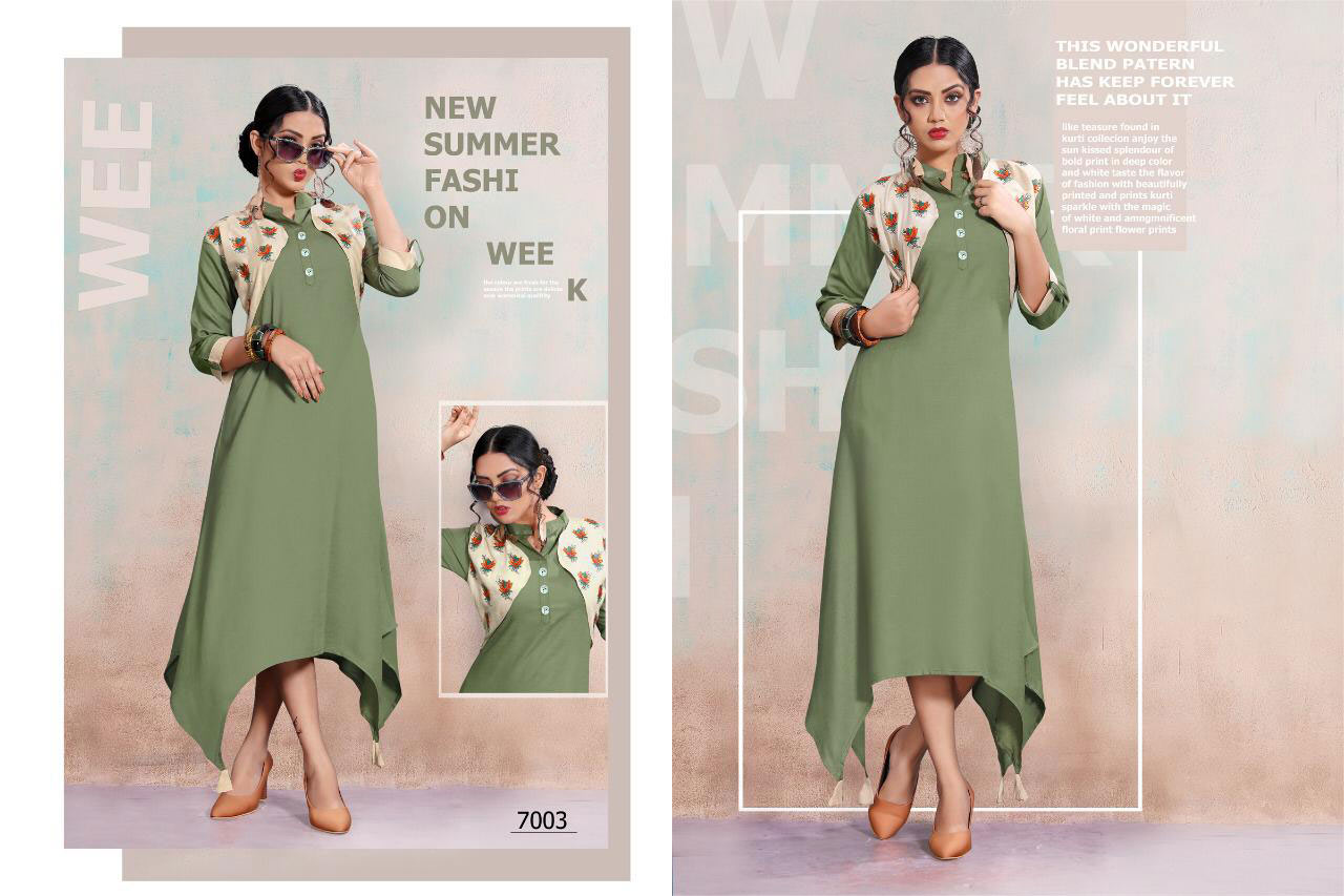 Falguni 4u Fashion Rayon Flex Embroidery Kurti Traders Falguni 4u Fashion Rayon Flex Embroidery Kurti Traders