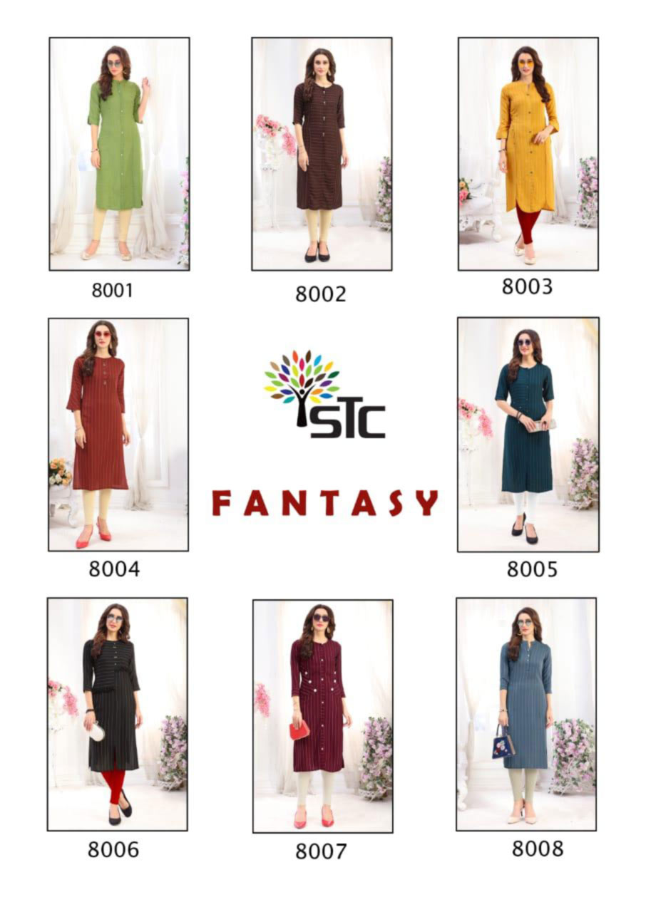 Fantasy Rayon Lining Wholesale Kurti Set Fantasy Rayon Lining Wholesale Kurti Set