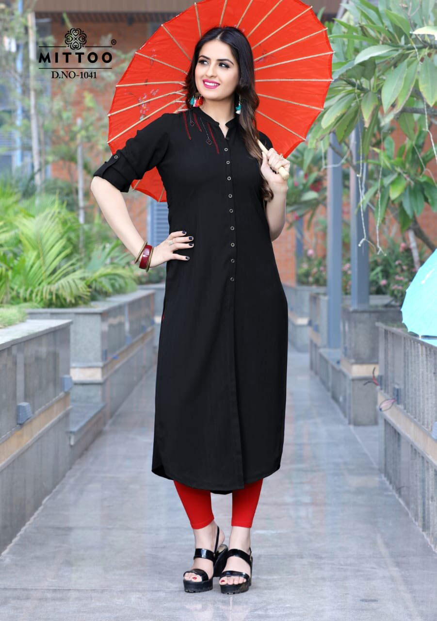Fantatisc Mittoo Plain Straight Design Wholesale Kurti Fantatisc Mittoo Plain Straight Design Wholesale Kurti