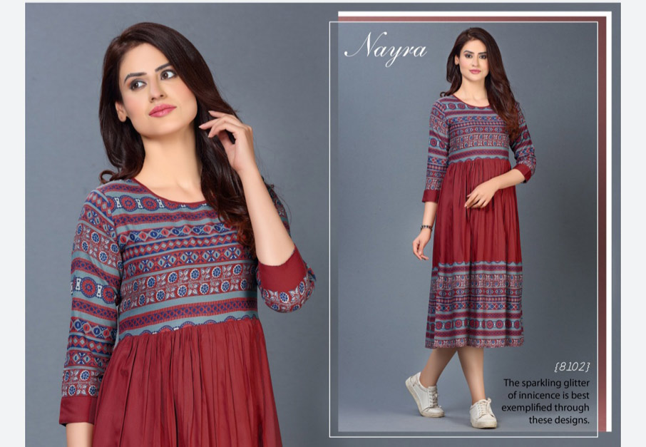 Fiona Rayon Designer Wholesale Kurti Catalogue Fiona Rayon Designer Wholesale Kurti Catalogue