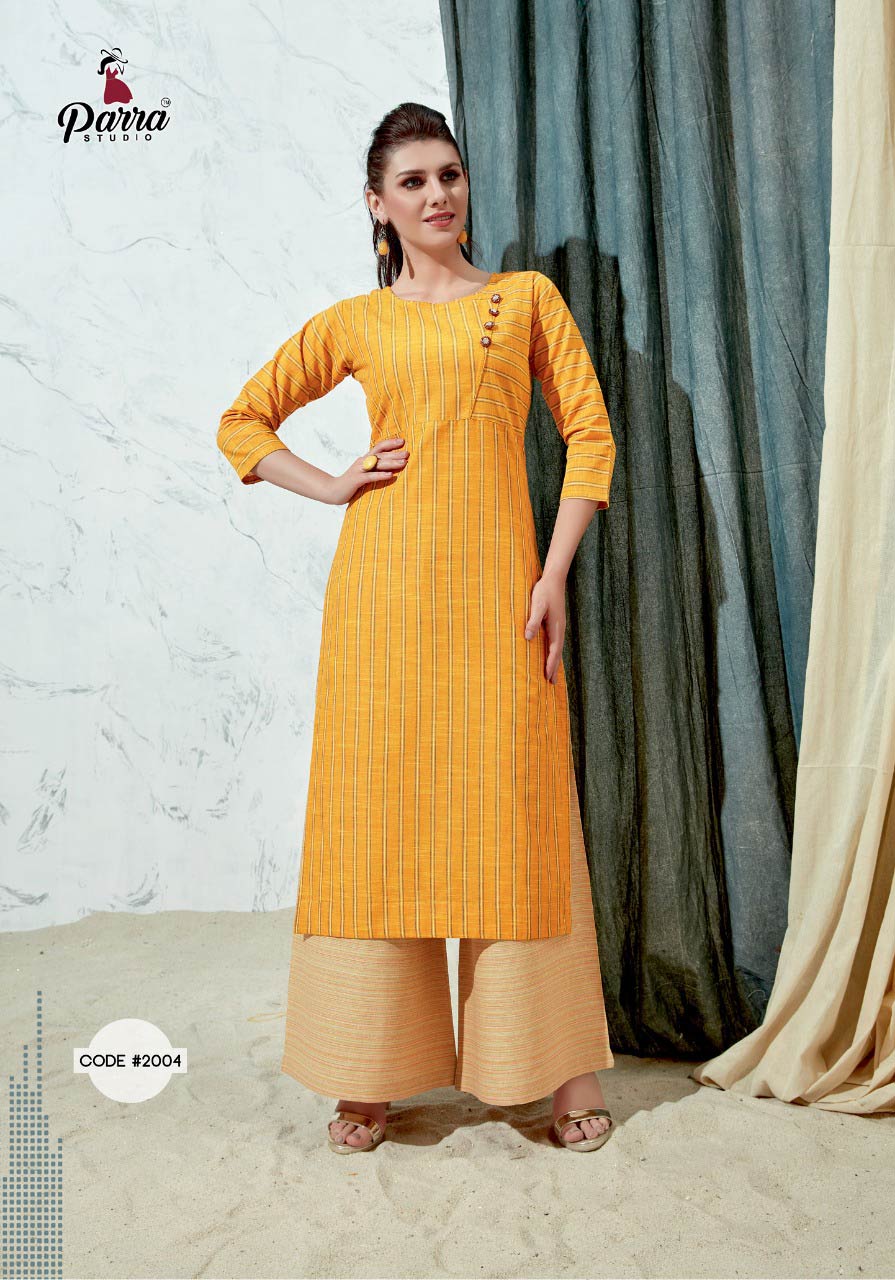 Firoza Parra Studio Cotton Kurti with Palazzo Bottom Firoza Parra Studio Cotton Kurti with Palazzo Bottom