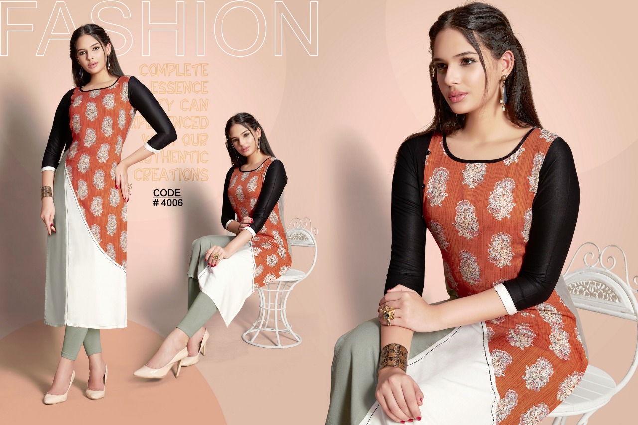 Florine Veera Tex Design Plain Rayon Print Kurti Catalog Florine Veera Tex Design Plain Rayon Print Kurti Catalog
