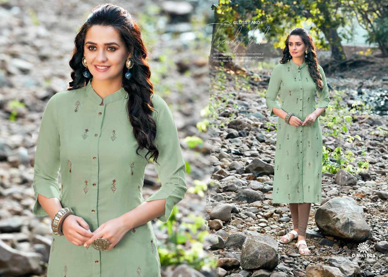 Fussion Rayon Handwork Wholesale Kurti Fussion Rayon Handwork Wholesale Kurti