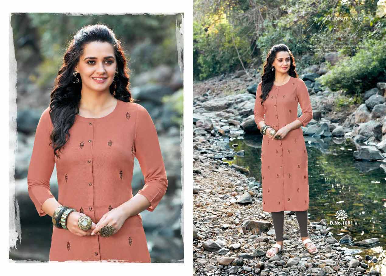 Fussion Rayon Handwork Wholesale Kurti Fussion Rayon Handwork Wholesale Kurti