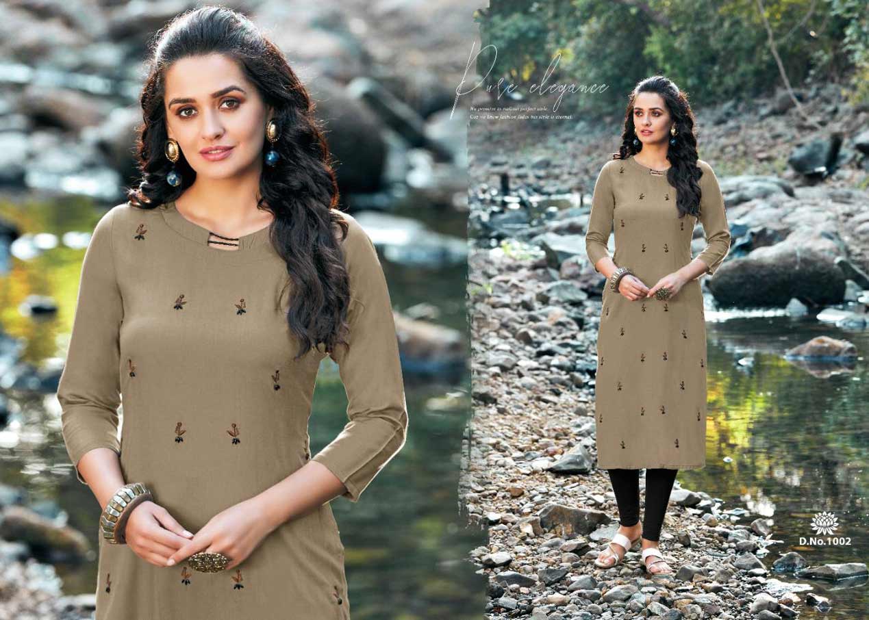 Fussion Rayon Handwork Wholesale Kurti Fussion Rayon Handwork Wholesale Kurti