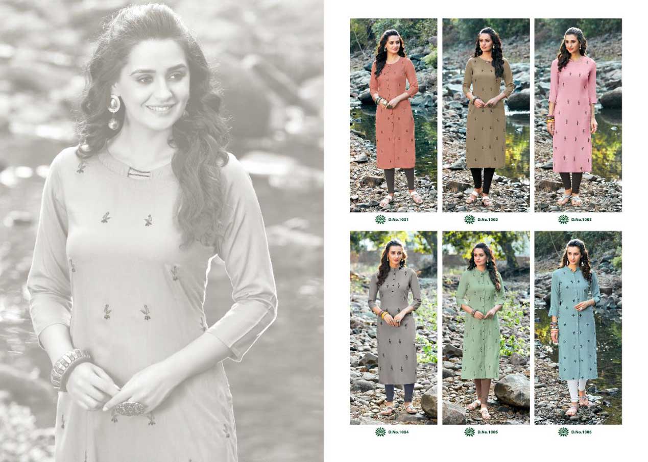 Fussion Rayon Handwork Wholesale Kurti Fussion Rayon Handwork Wholesale Kurti
