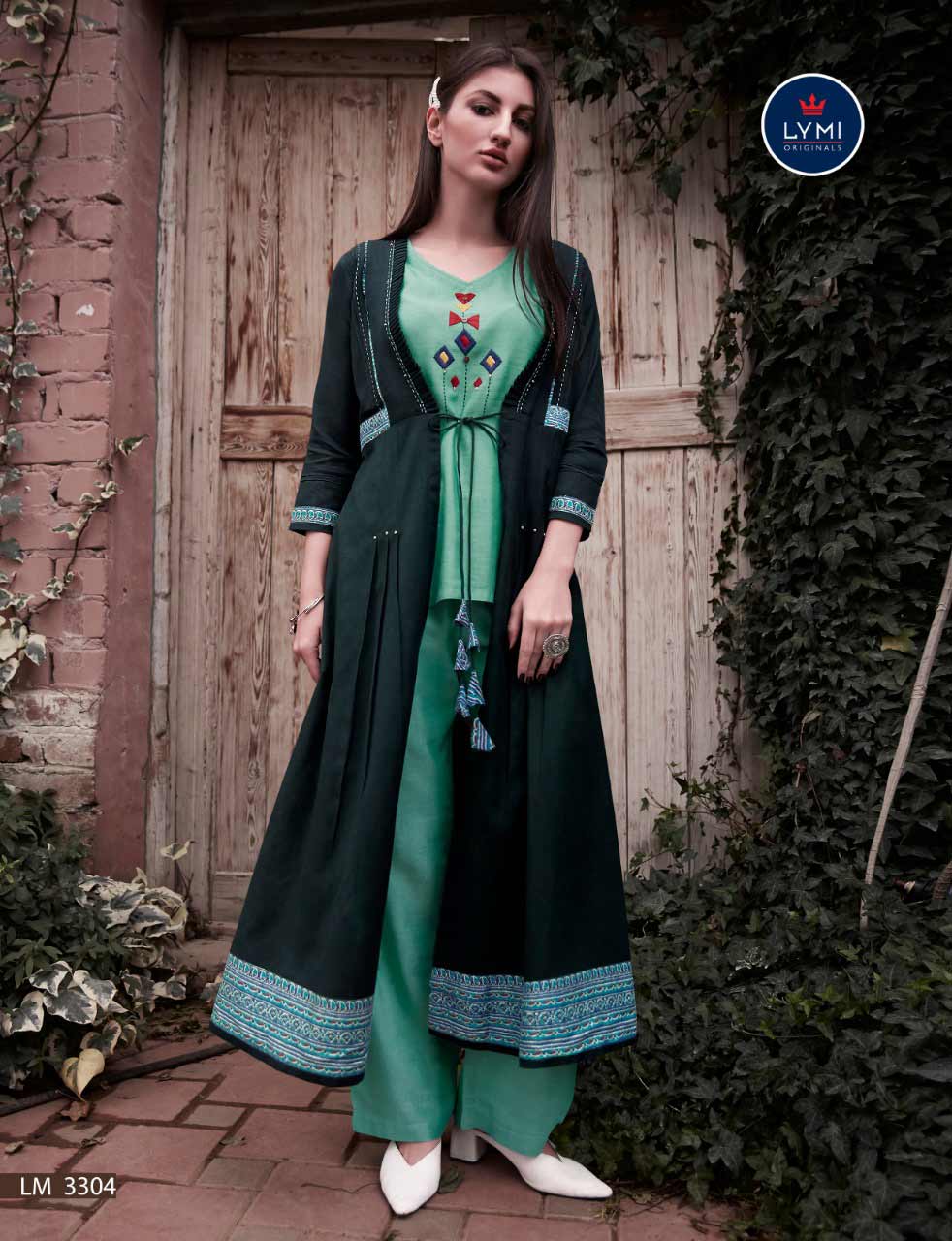 Lymi Genesis Rayon Pant Palazzo Kurti Sets Lymi Genesis Rayon Pant Palazzo Kurti Sets