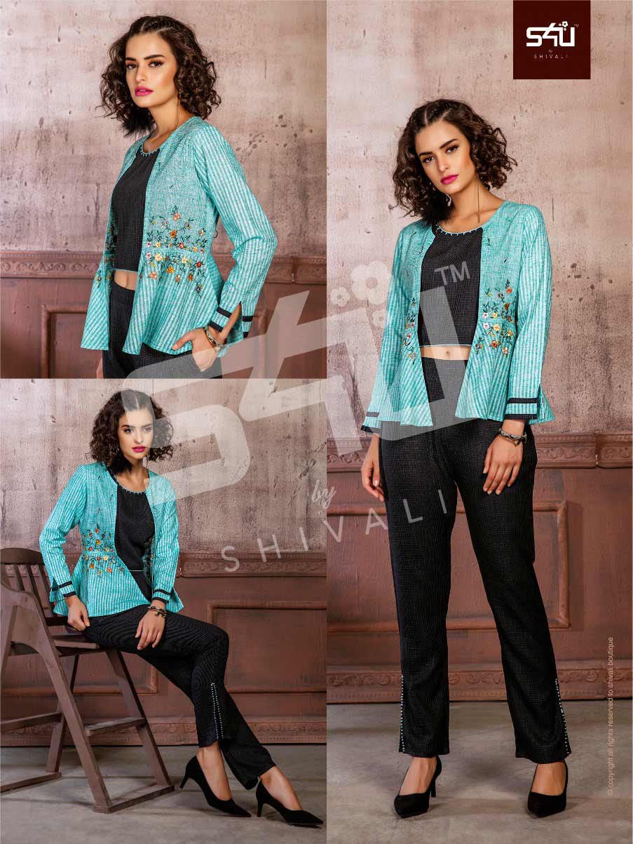 S4u By Shivali Glamorous Kurti With Pant And Plazzo S4u By Shivali Glamorous Kurti With Pant And Plazzo