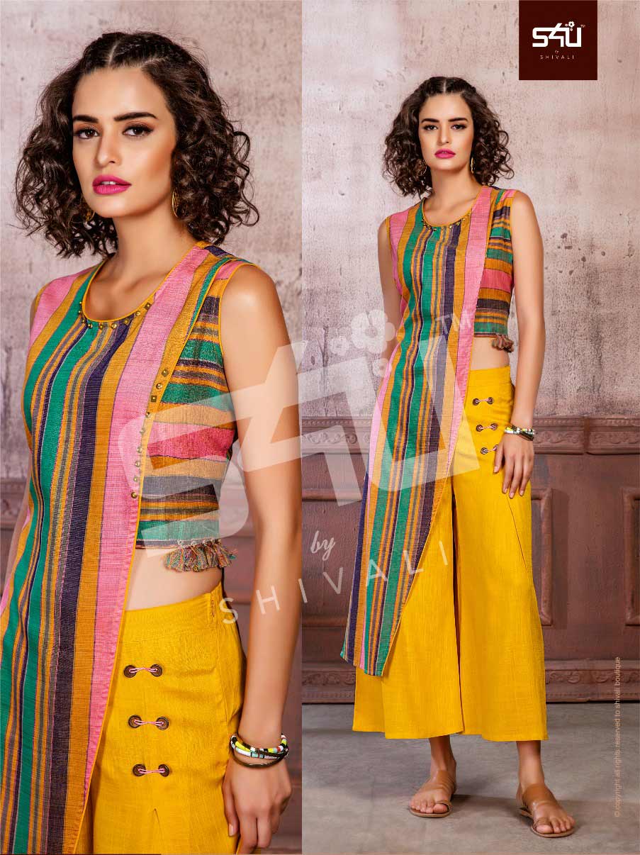 S4u By Shivali Glamorous Kurti With Pant And Plazzo S4u By Shivali Glamorous Kurti With Pant And Plazzo