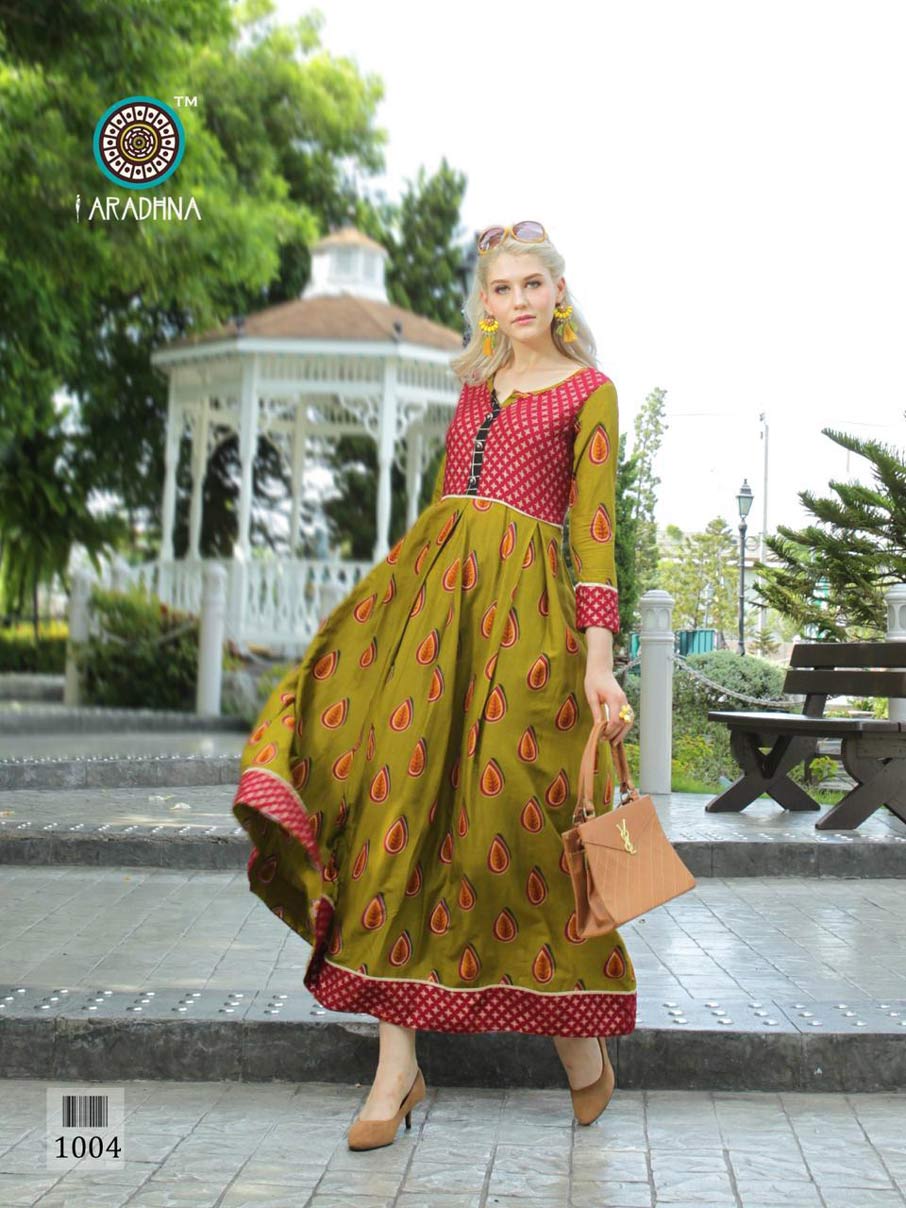Glamour Aradhna Rayon Ordinary Print Kurtis Set Glamour Aradhna Rayon Ordinary Print Kurtis Set
