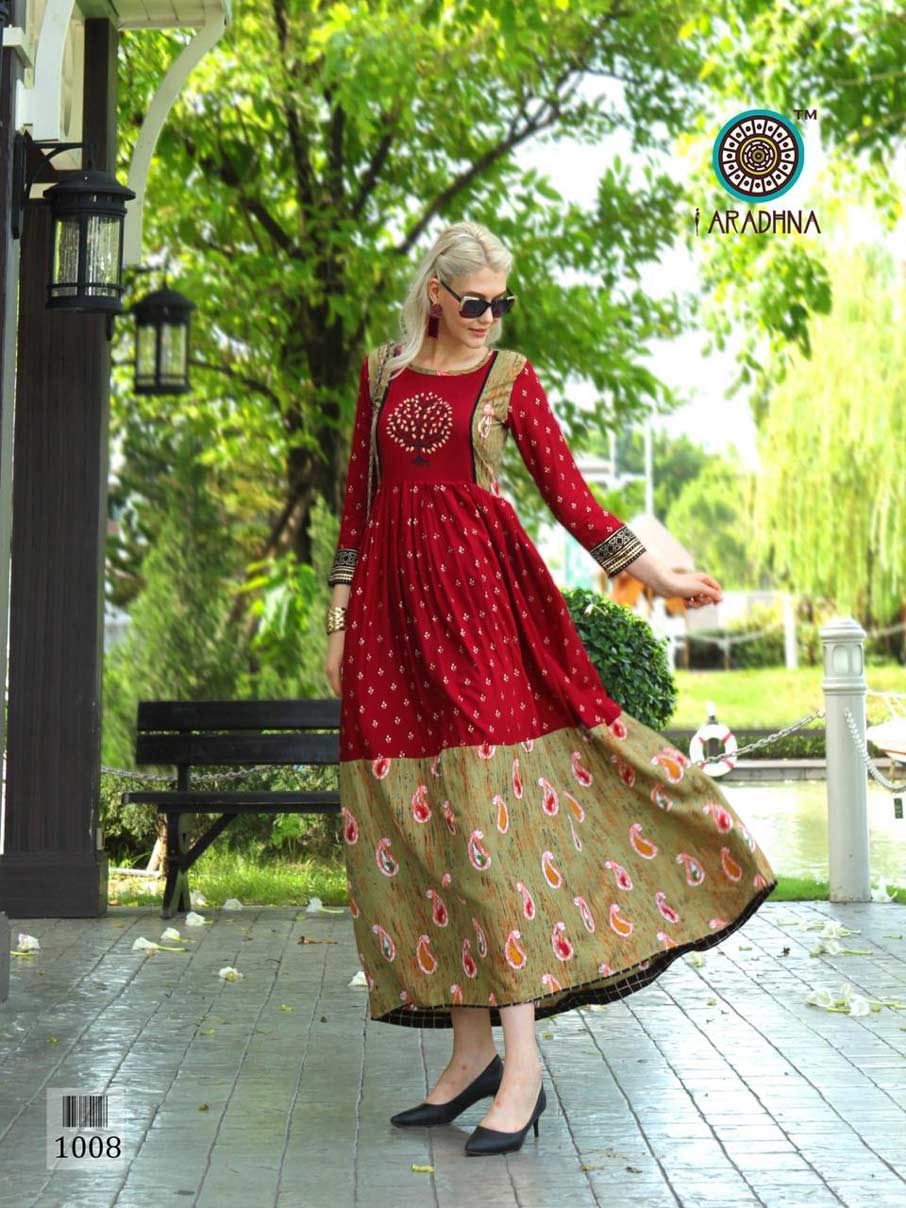 Glamour Aradhna Rayon Ordinary Print Kurtis Set Glamour Aradhna Rayon Ordinary Print Kurtis Set