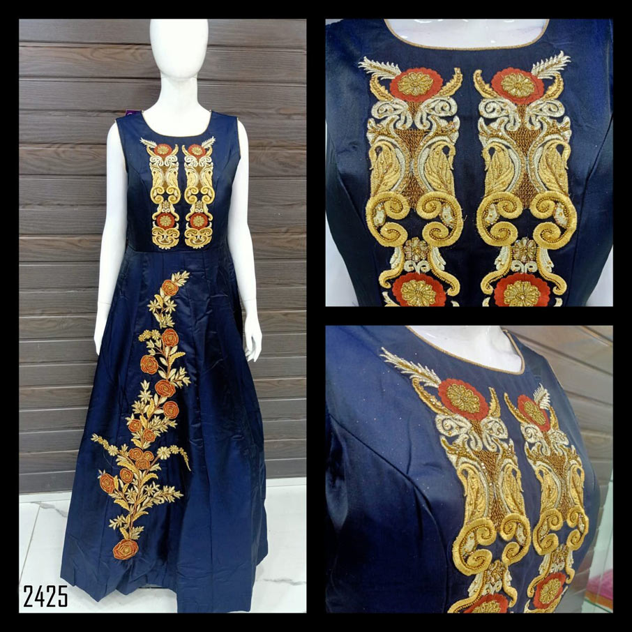 Fabfirki Heavy Design Fancy Handwork Embroidery Gown Fabfirki Heavy Design Fancy Handwork Embroidery Gown