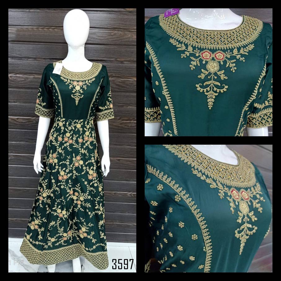 Fabfirki Handwork Fancy Designer Festival Wear Gowns Fabfirki Handwork Fancy Designer Festival Wear Gowns