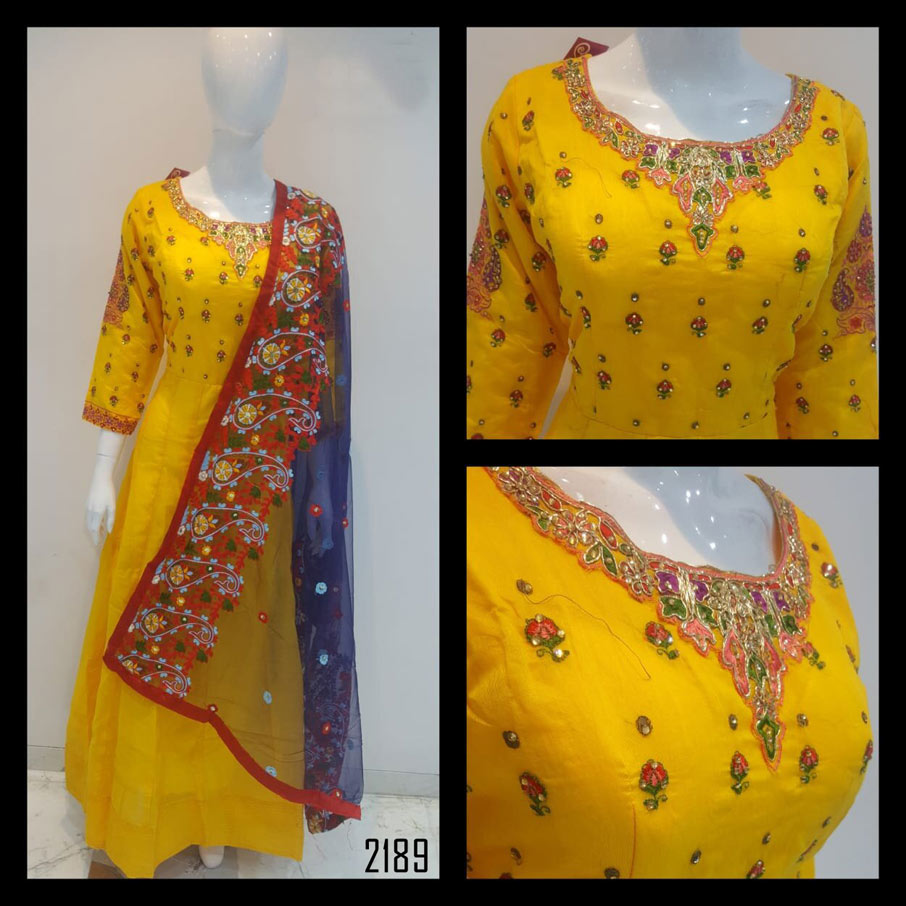 Fabfirki Handwork Fancy Designer Festival Wear Gowns Fabfirki Handwork Fancy Designer Festival Wear Gowns