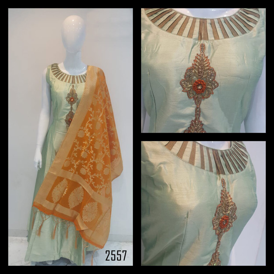 Fabfirki Traditional Heavy Handwork Embroidery Gowns Fabfirki Traditional Heavy Handwork Embroidery Gowns