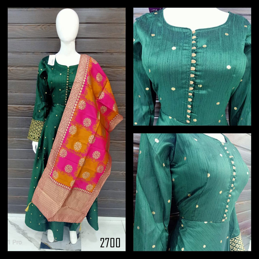 Fabfirki Traditional Heavy Handwork Embroidery Gowns Fabfirki Traditional Heavy Handwork Embroidery Gowns
