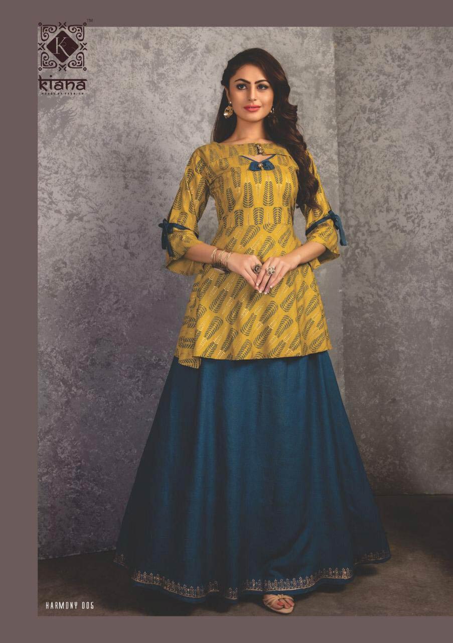 Harmony Kiana Koti Shrug Block Print Kurti Sets Harmony Kiana Koti Shrug Block Print Kurti Sets