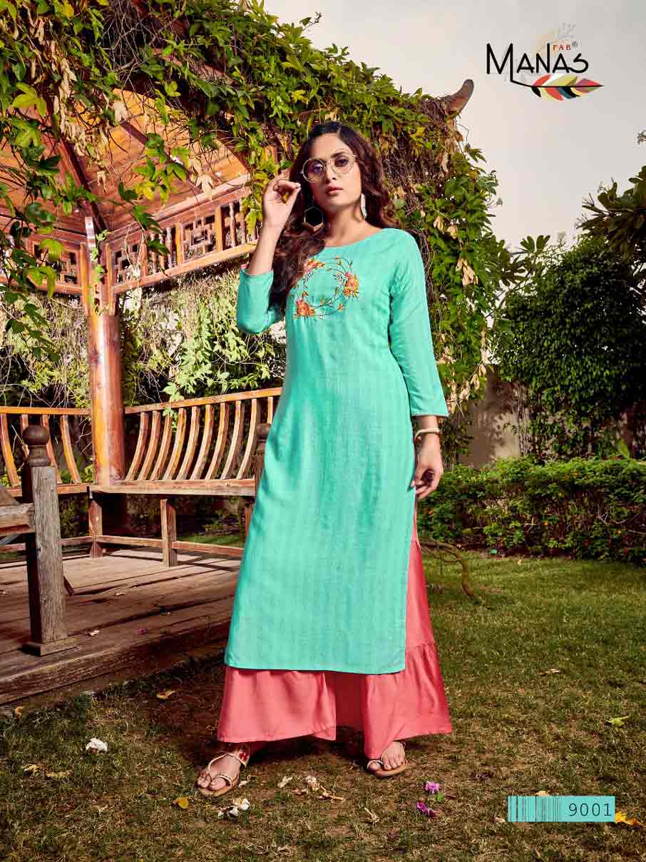 Hirwa Rayon Dyed Embroidery Kurtis Catalog Hirwa Rayon Dyed Embroidery Kurtis Catalog