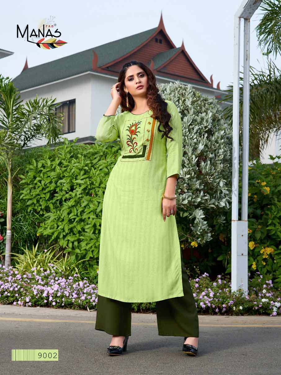 Hirwa Rayon Dyed Embroidery Kurtis Catalog Hirwa Rayon Dyed Embroidery Kurtis Catalog