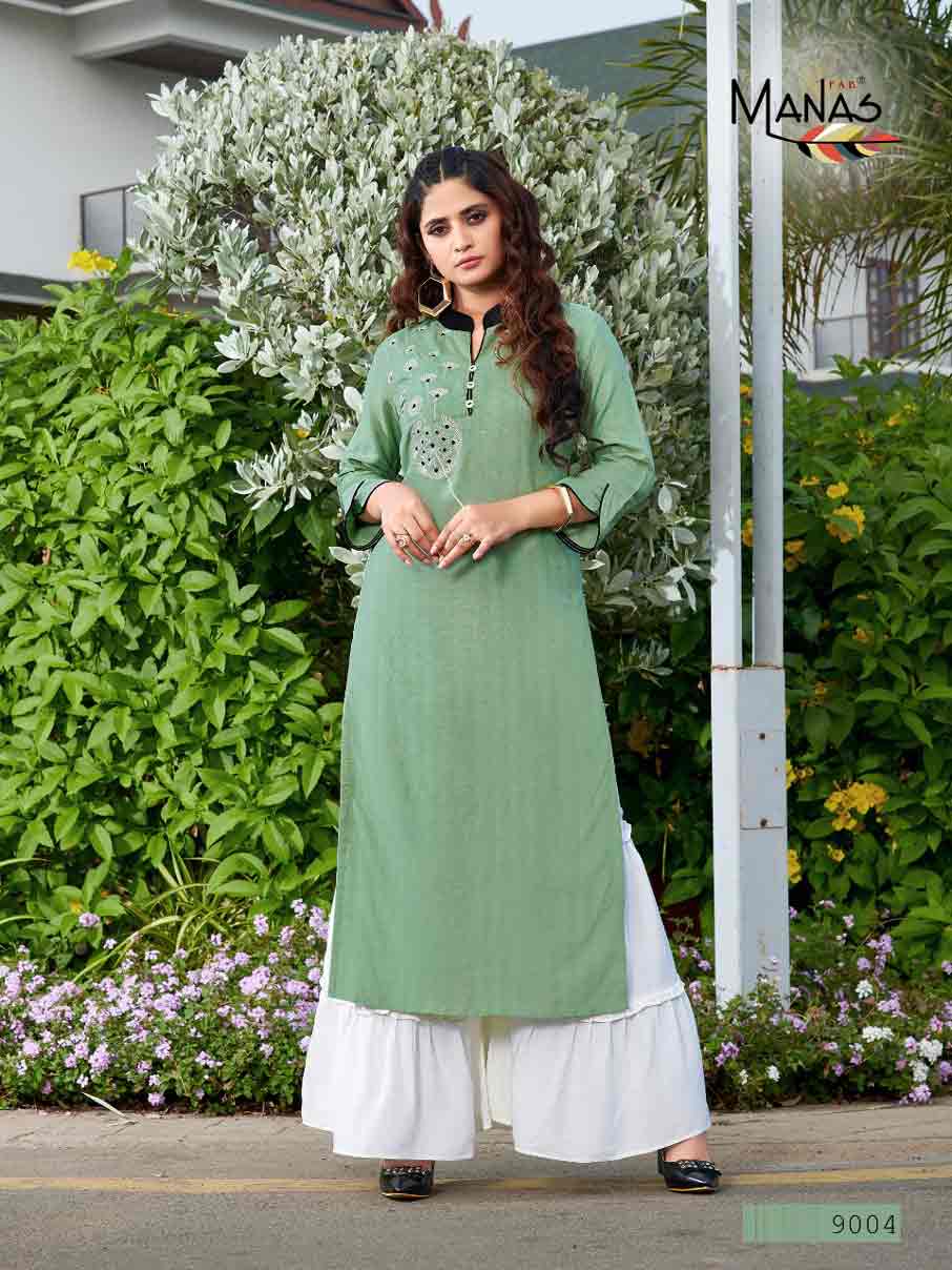 Hirwa Rayon Dyed Embroidery Kurtis Catalog Hirwa Rayon Dyed Embroidery Kurtis Catalog