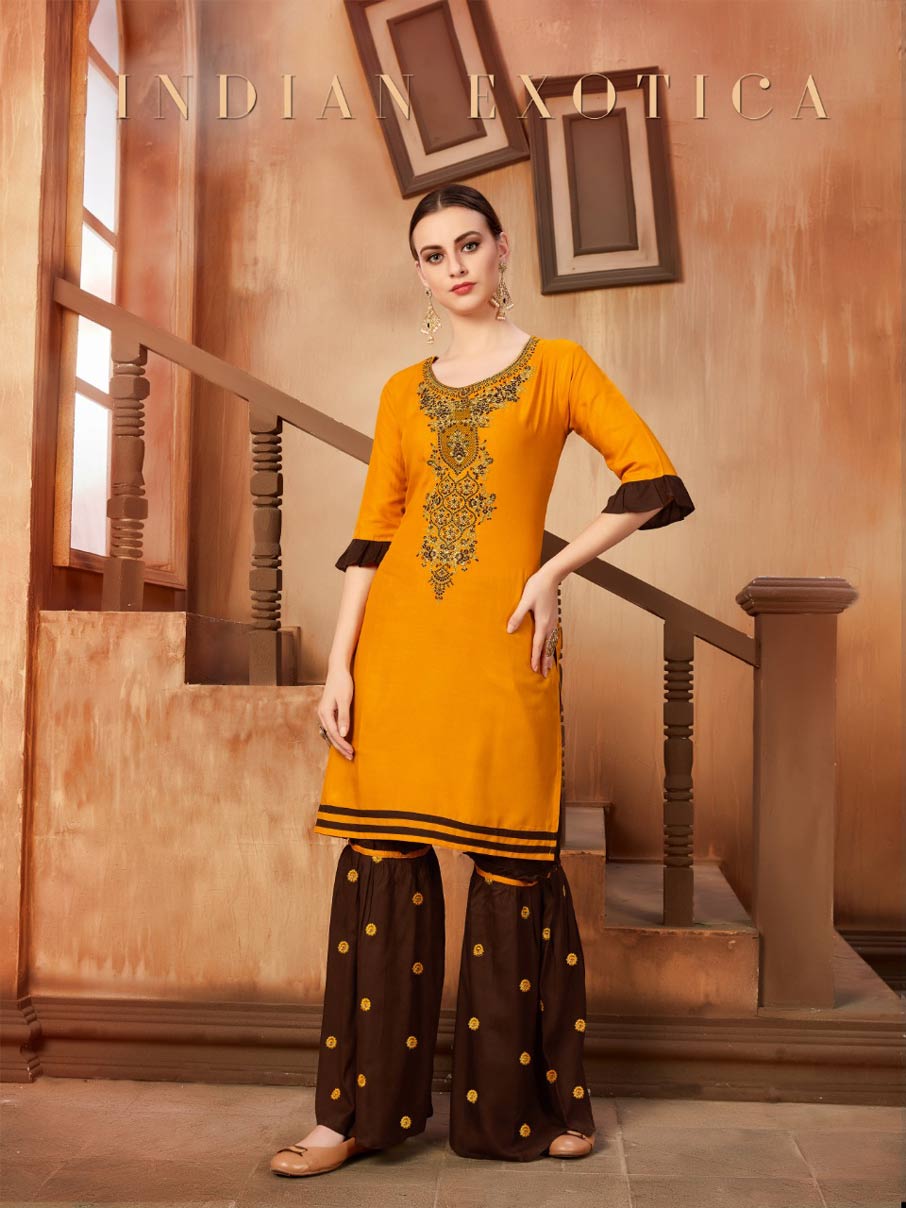Ayush Fashion Inaaya Sharara Kurtis Catalog Ayush Fashion Inaaya Sharara Kurtis Catalog