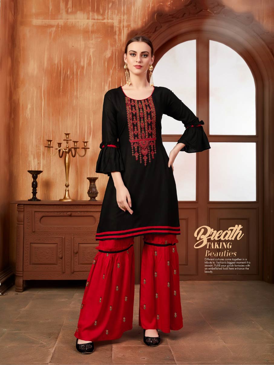 Ayush Fashion Inaaya Sharara Kurtis Catalog Ayush Fashion Inaaya Sharara Kurtis Catalog