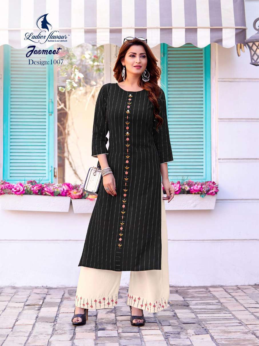Jasmeet Rayon Strip Kurti Manufacturer Jasmeet Rayon Strip Kurti Manufacturer