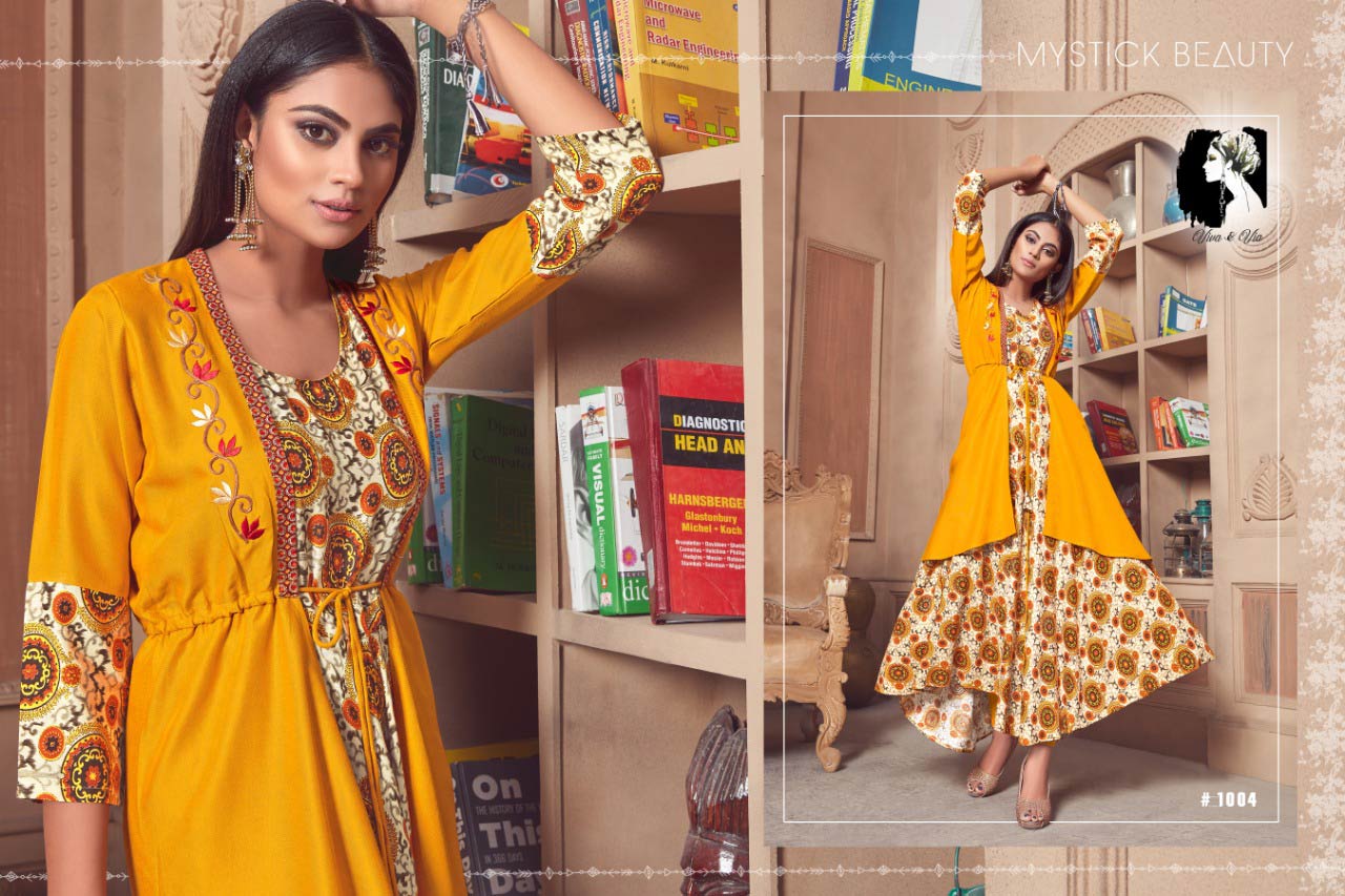 Jessy Viva and Via Launched Anarkali Coti Kurti Set Jessy Viva and Via Launched Anarkali Coti Kurti Set