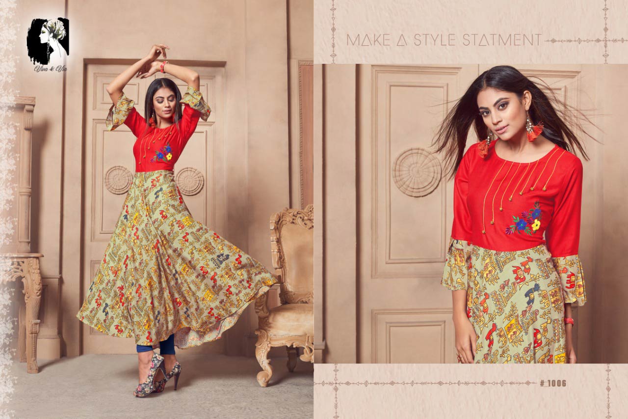 Jessy Viva and Via Launched Anarkali Coti Kurti Set Jessy Viva and Via Launched Anarkali Coti Kurti Set