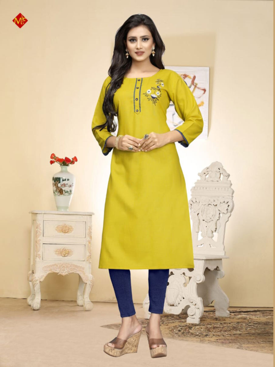 Mitali Jolly Slub Cotton Kurtis Manufacturer Mitali Jolly Slub Cotton Kurtis Manufacturer
