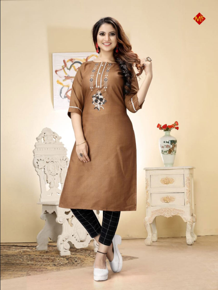 Mitali Jolly Slub Cotton Kurtis Manufacturer Mitali Jolly Slub Cotton Kurtis Manufacturer