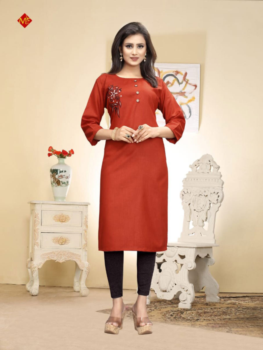 Mitali Jolly Slub Cotton Kurtis Manufacturer Mitali Jolly Slub Cotton Kurtis Manufacturer