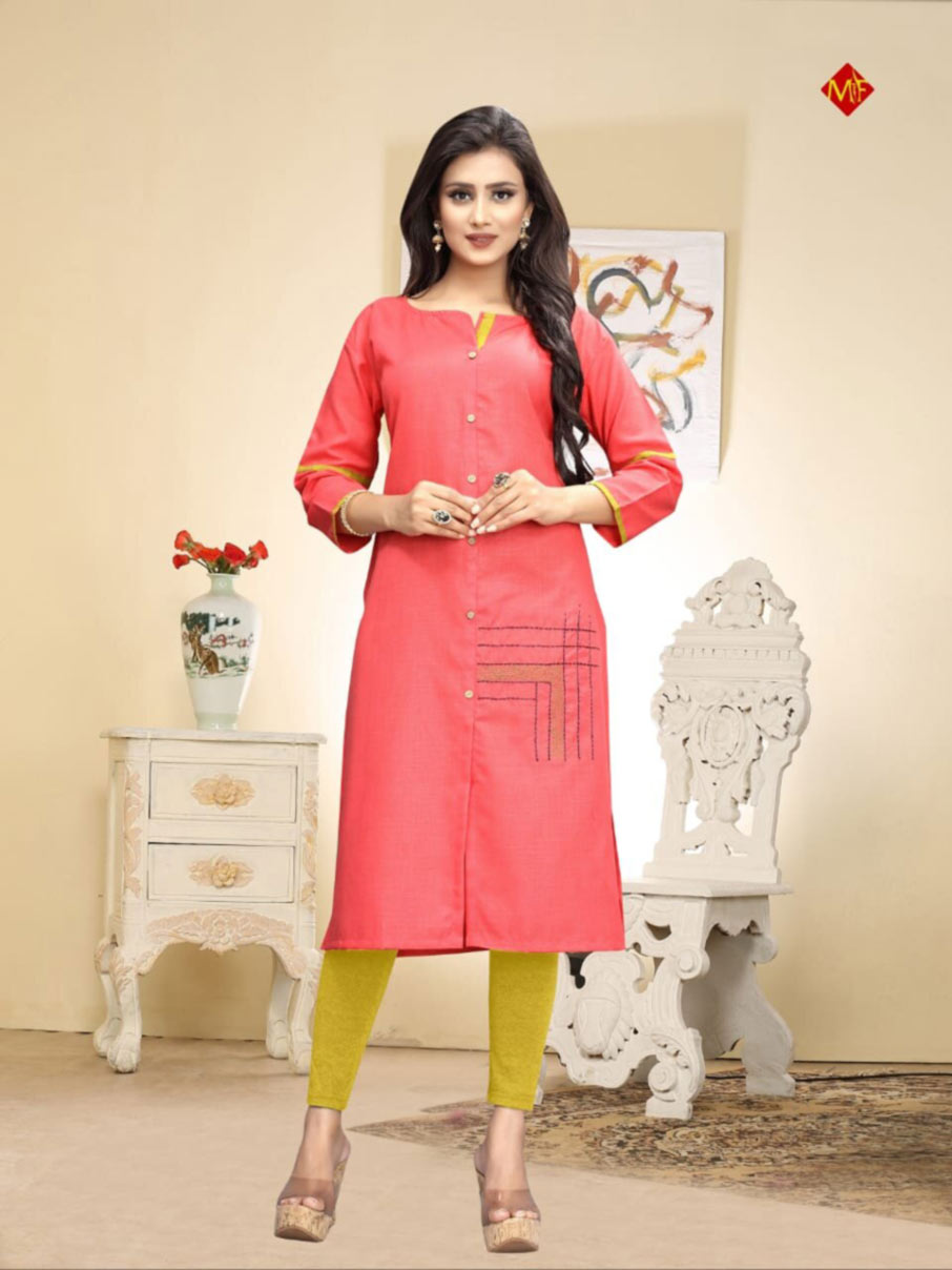 Mitali Jolly Slub Cotton Kurtis Manufacturer Mitali Jolly Slub Cotton Kurtis Manufacturer