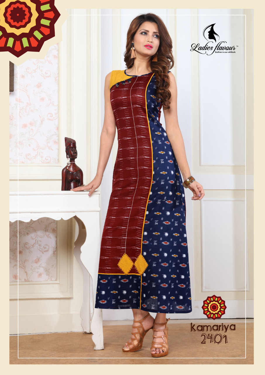 Ladies Flavour Presents Kamariya Cotton Flax Kurtis Ladies Flavour Presents Kamariya Cotton Flax Kurtis